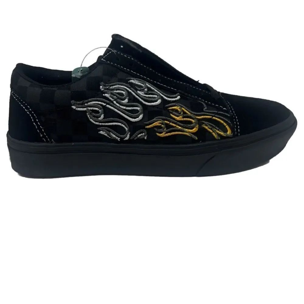 Vans Old School Comfycush Unisex Black Frame Sneakers (Size Men’s 6,Women’s 7.5)